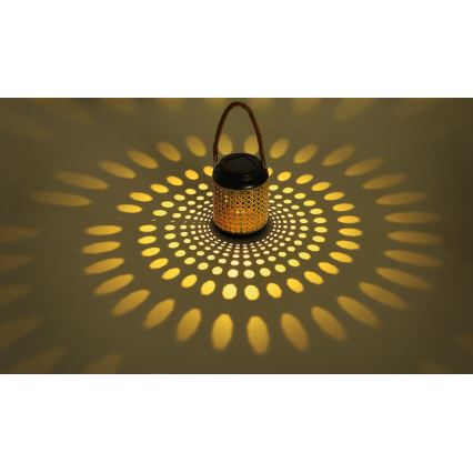 Globo - Iluminação solar LED LED/0,06W/3V 3000K IP44 bambu