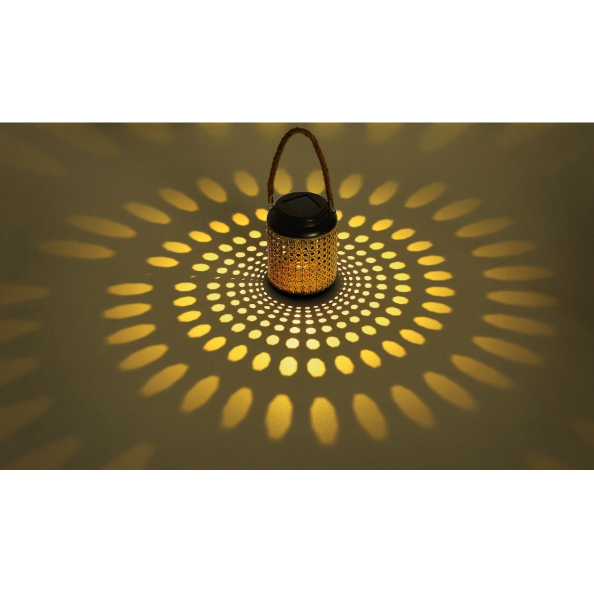 Globo - Iluminação solar LED LED/0,06W/3V 3000K IP44 bambu
