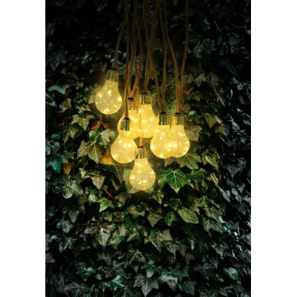 Globo - Corrente solar LED decorativa 50xLED/0,06W/3,2V 570 cm IP44