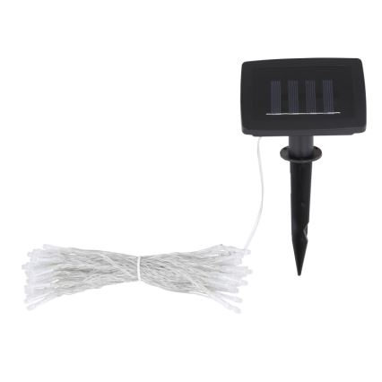 Globo - Corrente solar LED 10 m 50xLED/2,4V IP44