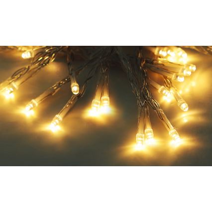Globo - Corrente solar LED 10 m 50xLED/2,4V IP44