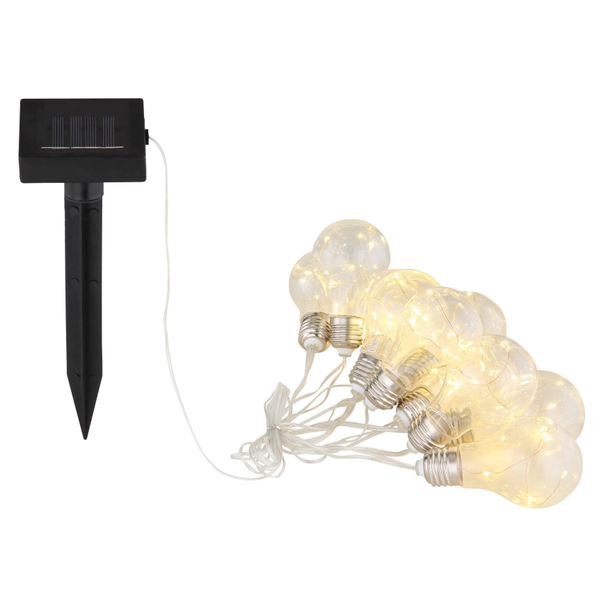 Globo - Corrente solar LED 10xLED/0,06W/3,2V 380 cm IP44