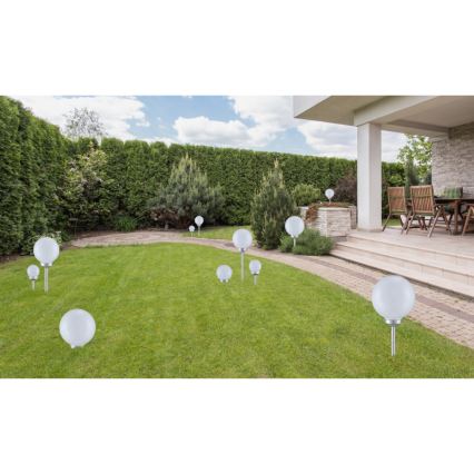 Globo - CONJUNTO 3x Iluminação solar LED LED/0,06W/3V 4000K diâmetro 10 cm IP44
