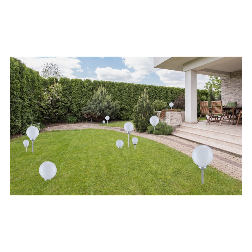 Globo - CONJUNTO 3x Iluminação solar LED LED/0,06W/3V 4000K diâmetro 10 cm IP44
