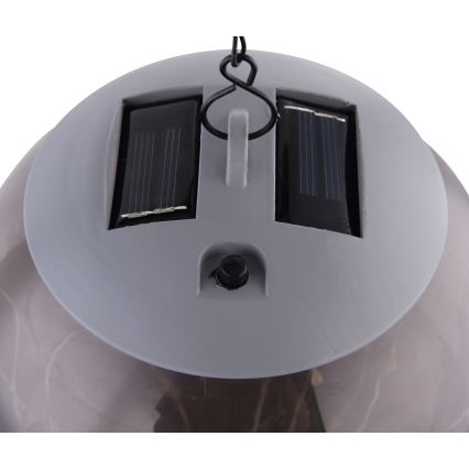 Globo - Candelabro solar LED com corrente 20xLED/0,06W/1,2V diâmetro 15 cm IP44