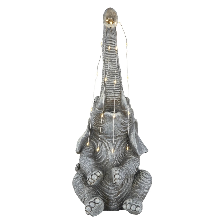 Globo - Decoração solar LED 20xLED/0,02W/3V IP44 elefante