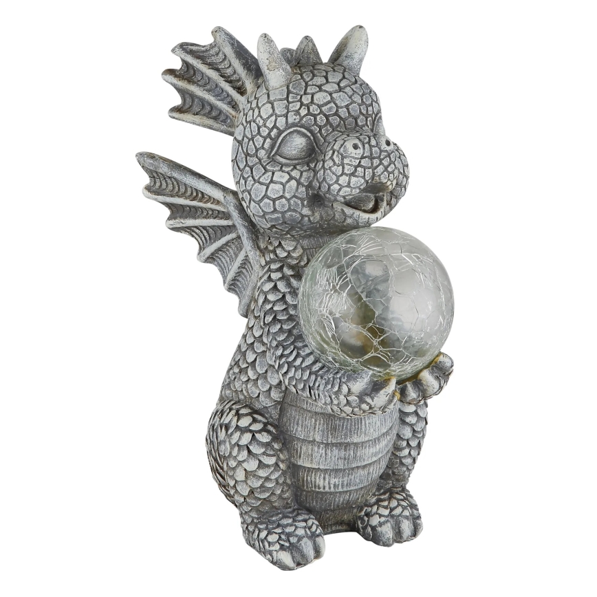 Globo - Decoração solar LED/0,02W/3V IP44 dragão
