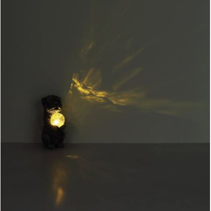Globo - Decoração solar LED/0,02W/3V IP44 cão