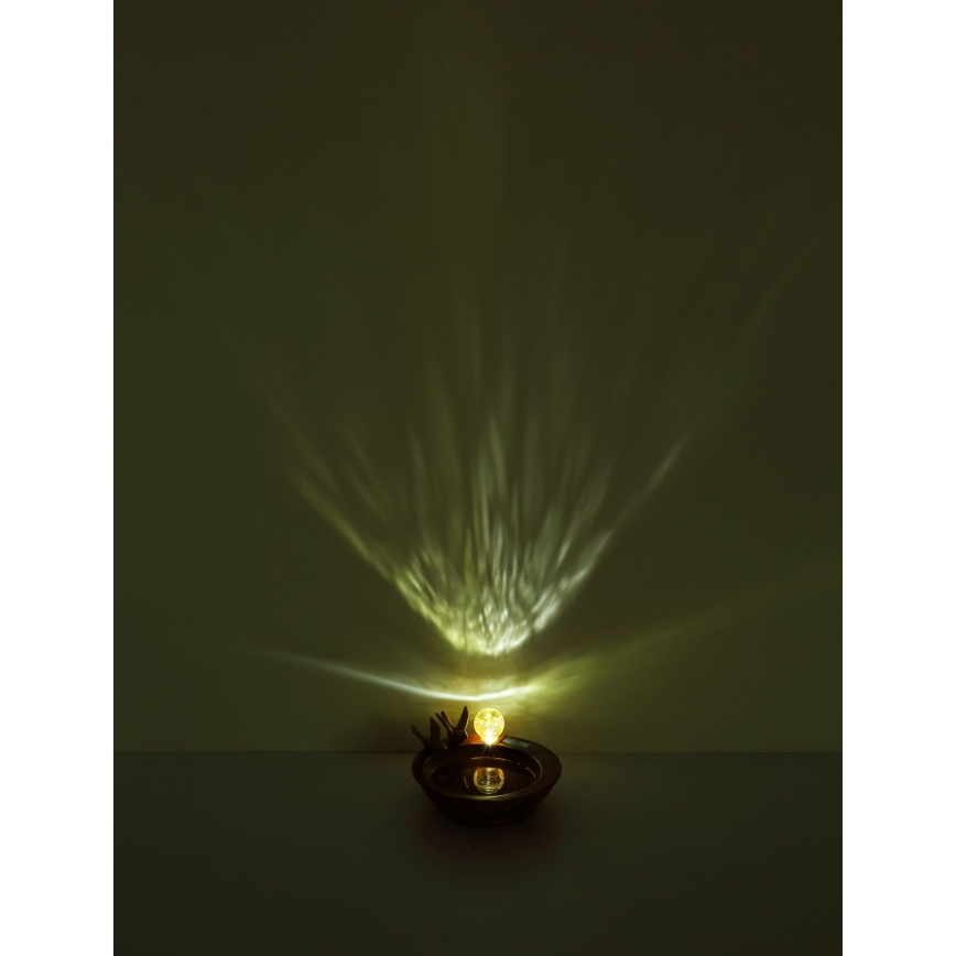 Globo - Iluminação solar LED LED/0,06W/3V IP44 Banho dos pássaros