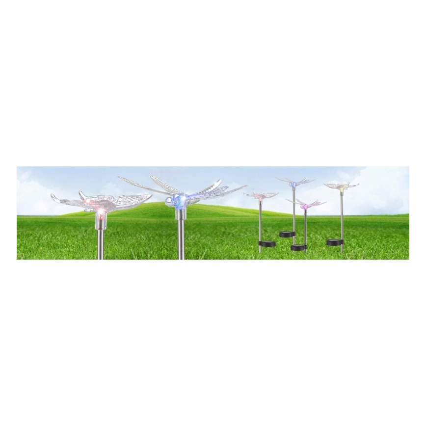 Globo - CONJUNTO 4x Iluminação solar LED LED/0,06W/3V IP44