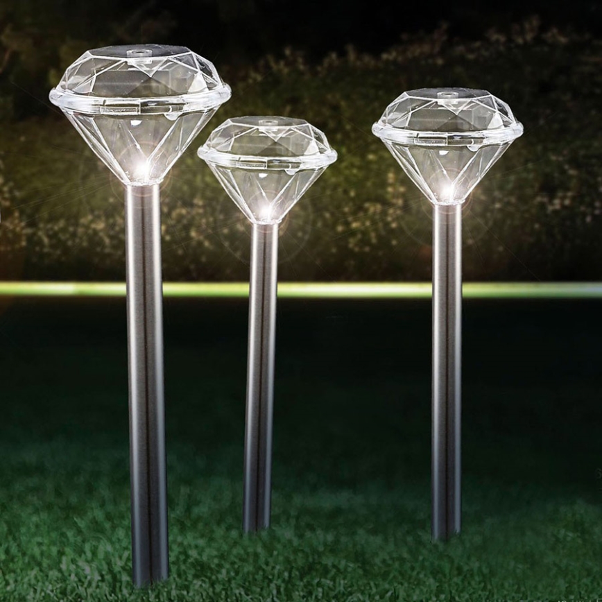 Globo 33956-3 - CONJUNTO 3x Luz solar LED/0,06W/3,2V IP44