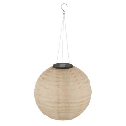 Globo - Iluminação suspensa LED solar LED/0,5W/3V IP44 300 mAh bege