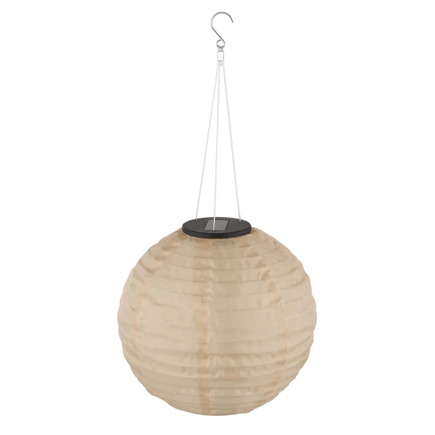 Globo - Iluminação suspensa LED solar LED/0,5W/3V IP44 300 mAh bege