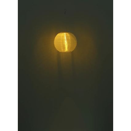 Globo - Iluminação LED suspensa solar LED/0,5W/3V IP44 branco