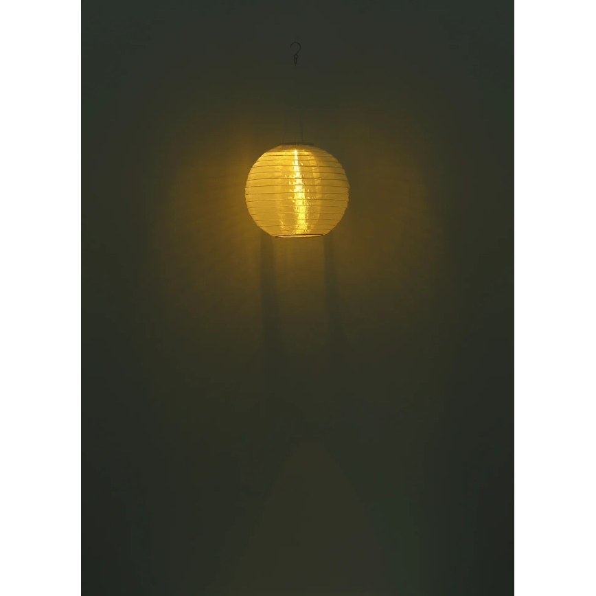 Globo - Iluminação LED suspensa solar LED/0,5W/3V IP44 branco