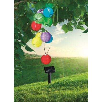 Globo - Corrente solar LED 10xLED/0,06W/1,2V IP44