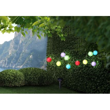 Globo - Corrente solar LED 10xLED/0,06W/1,2V IP44