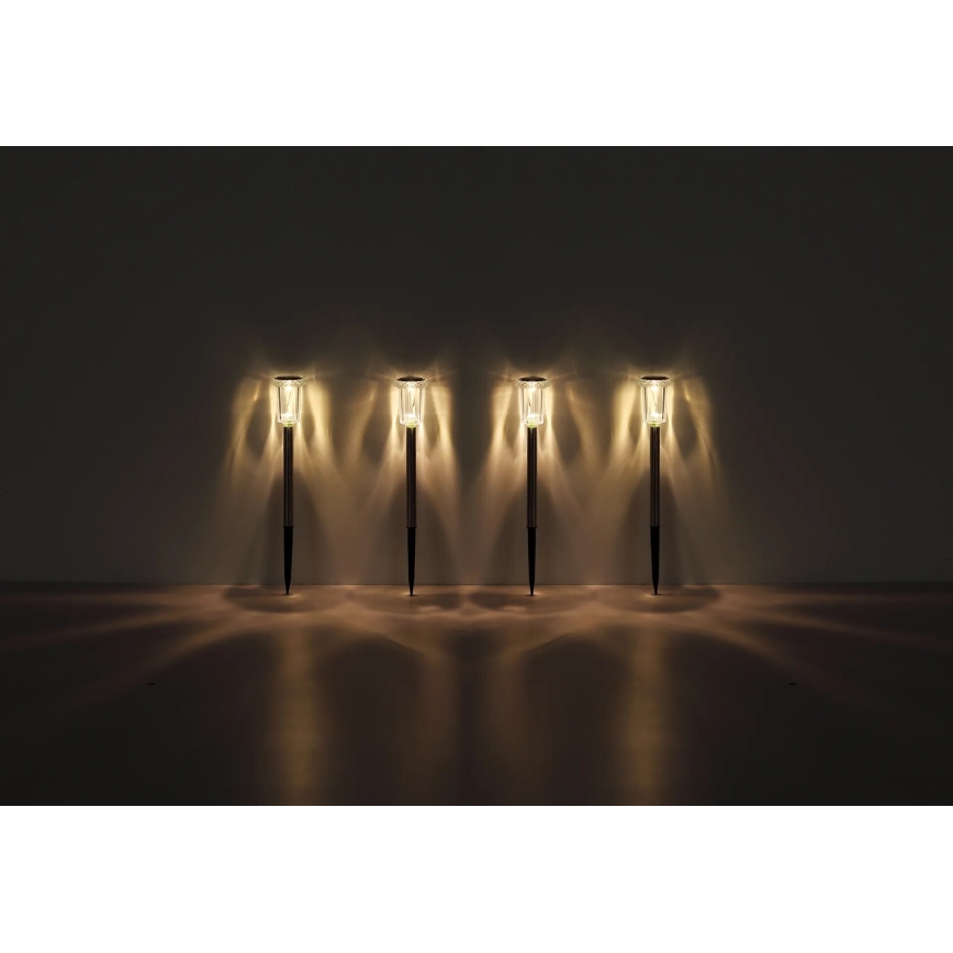 Globo - CONJUNTO 4x Luzes solares LED LED/0,06W/1,2V IP44 100 mAh