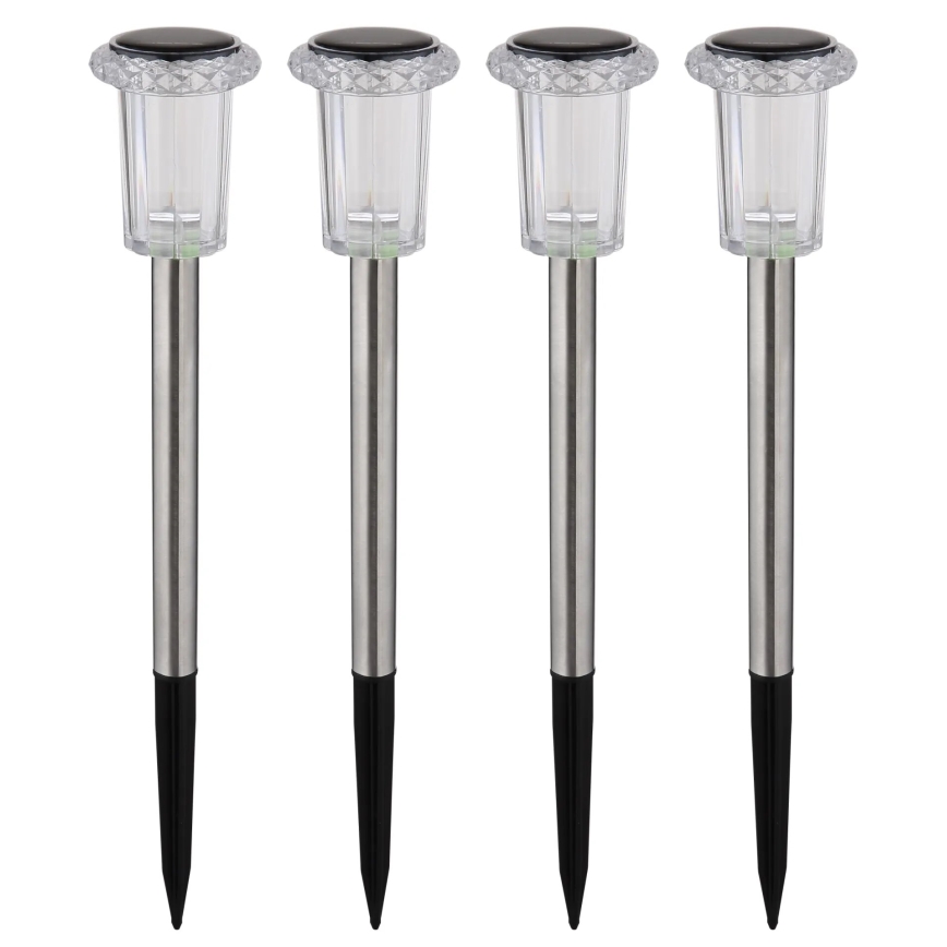 Globo - CONJUNTO 4x Luzes solares LED LED/0,06W/1,2V IP44 100 mAh
