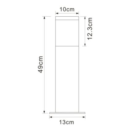 Globo - Candeeiro de exterior 1xE27/60W/230V IP44