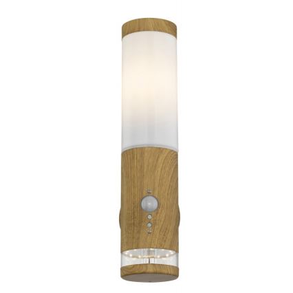 Globo - Iluminação de parede exterior com sensor 1xE27/15W/230V IP44