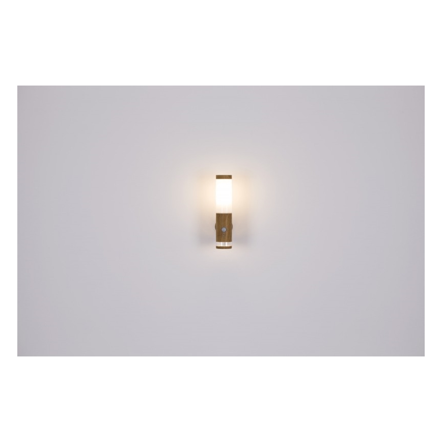 Globo - Iluminação de parede exterior com sensor 1xE27/15W/230V IP44