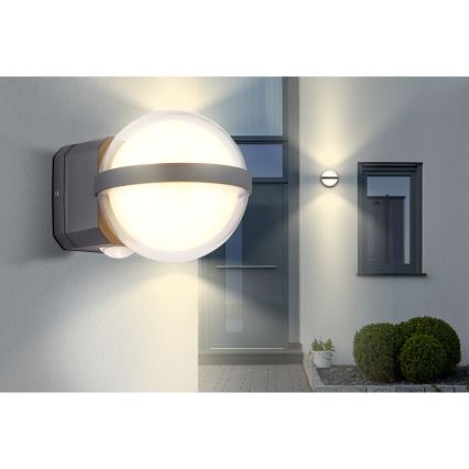 Globo - Iluminação de parede exterior LED LED/12W/230V IP54 preto