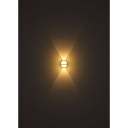 Globo - Iluminação de parede exterior LED LED/12W/230V IP54 preto