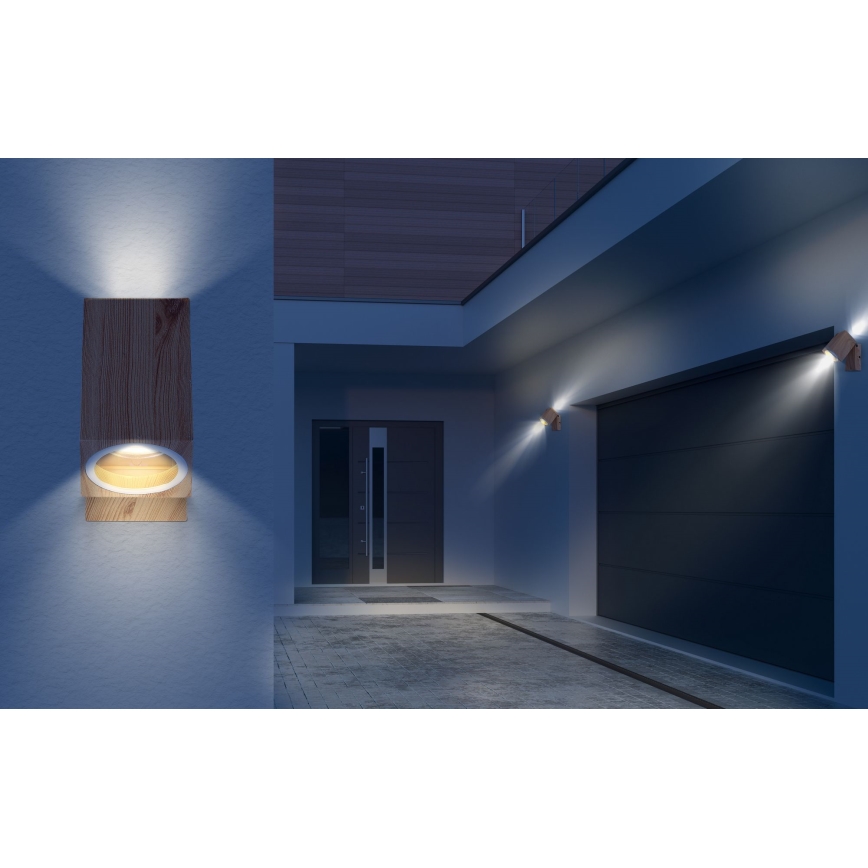 Globo - Iluminação de parede exterior 1xGU10/35W/230V IP44