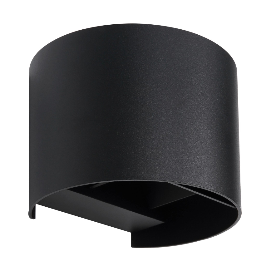 Globo - Iluminação de parede exterior LED 2xLED/3W/230V IP44 preto