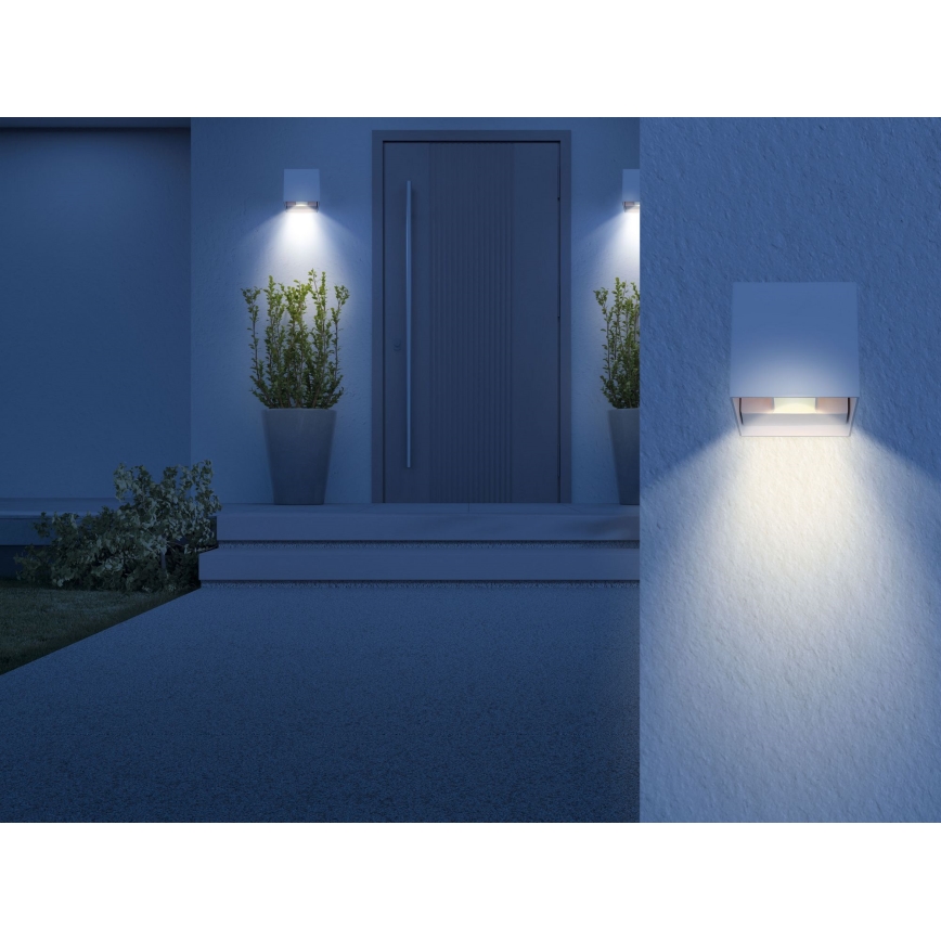 Globo - Iluminação de parede exterior LED 2xLED/3W/230V IP44 branco