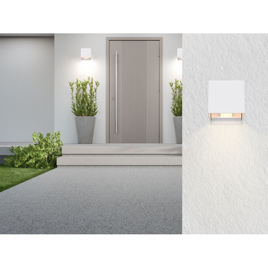 Globo - Iluminação de parede exterior LED 2xLED/3W/230V IP44 branco