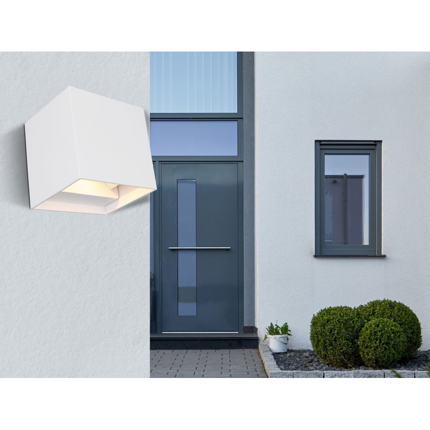 Globo - Iluminação de parede exterior LED 2xLED/3W/230V IP44 branco
