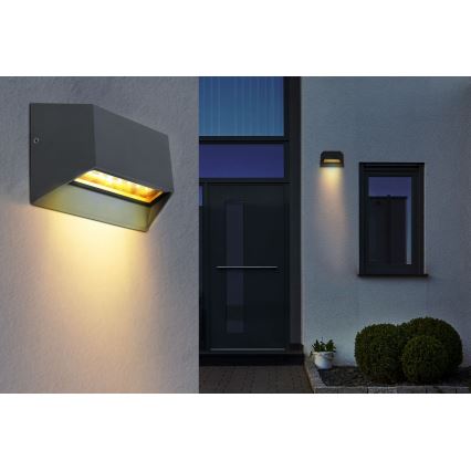 Globo - Iluminação de parede exterior LED LED/7W/230V IP54 antracite