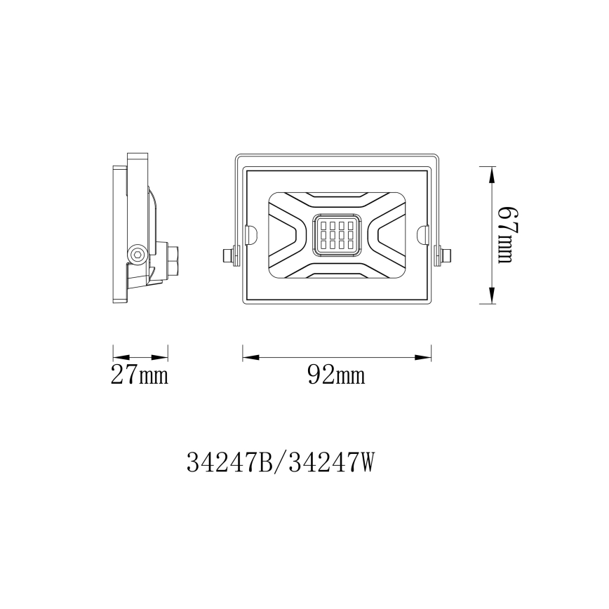 Globo - Holofote LED LED/10W/230V IP65