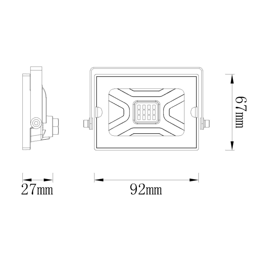 Globo - Holofote LED LED/10W/230V IP65