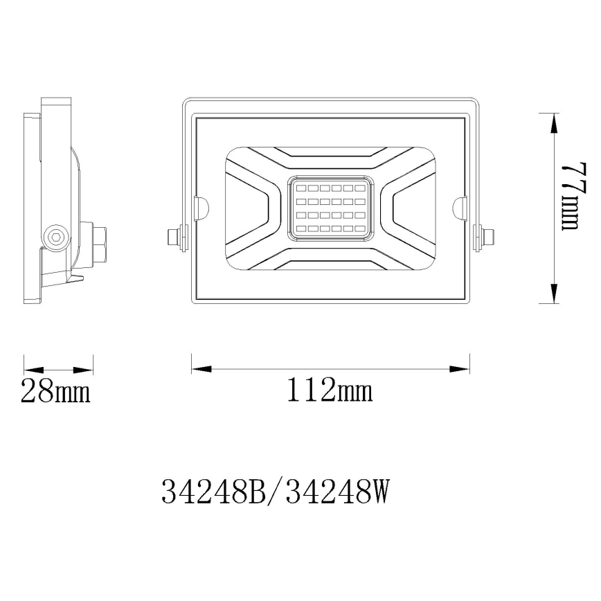 Globo - Holofote LED LED/20W/230V IP65