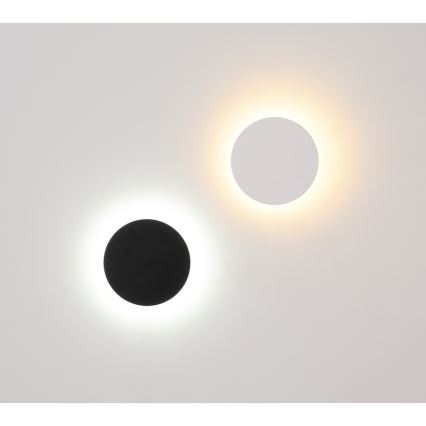 Globo - Iluminação de parede exterior LED LED/15W/230V 3000/4000/6000K diâmetro 25,2 cm IP44 preto