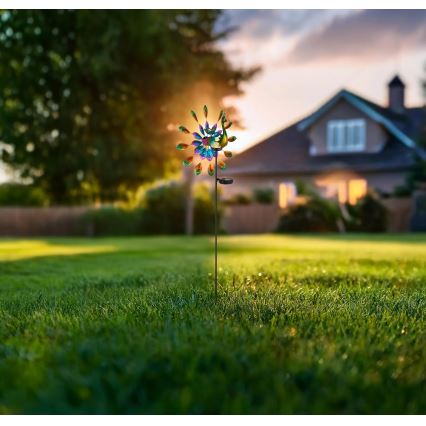 Globo - Decoração solar LED/0,06W/3V IP44 pavão