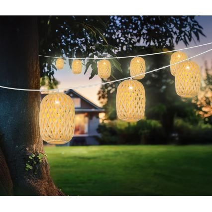 Globo - Corrente solar LED LED/0,06W/3V 650 cm IP44