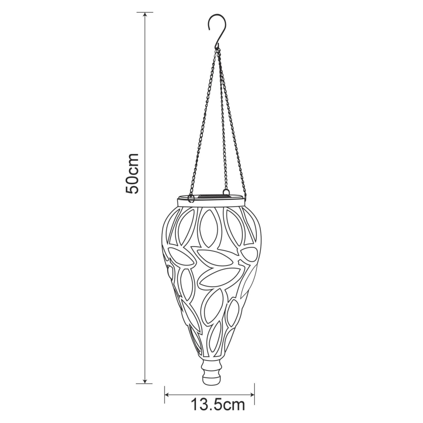 Globo - Iluminação solar LED SOLAR LED/0,9W/3,2V IP44 transparente