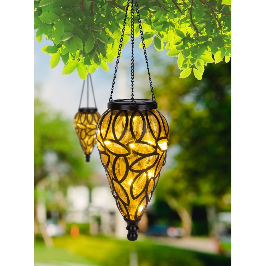 Globo - Iluminação solar LED LED/0,9W/3,2V IP44 amarelo