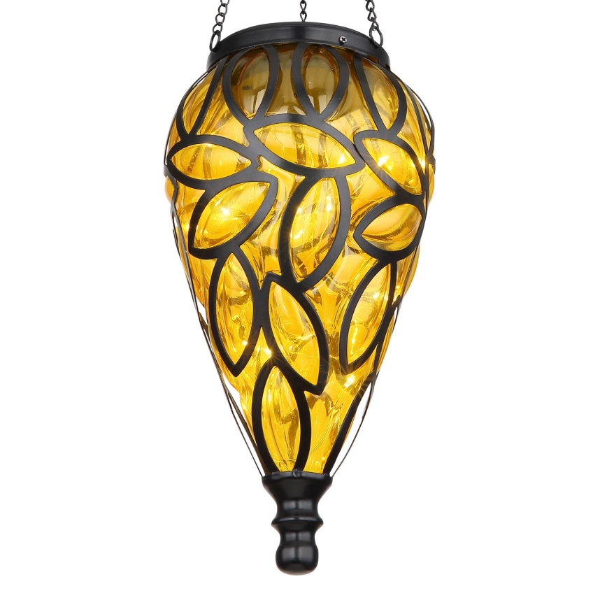 Globo - Iluminação solar LED LED/0,9W/3,2V IP44 amarelo