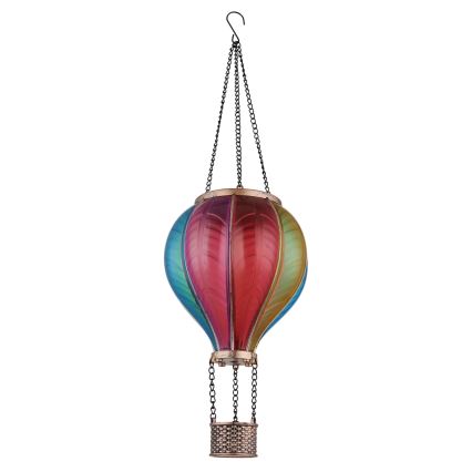 Globo - Decoração solar suspensa 20xLED/0,5W/3V IP44 Balão voador