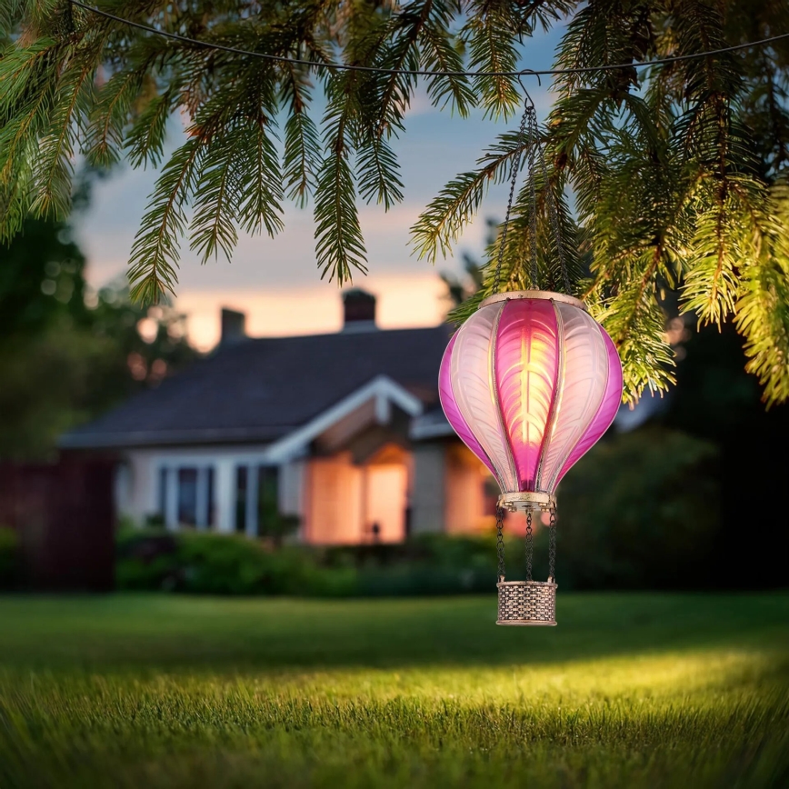 Globo - Decoração solar LED suspensa 20xLED/0,5W/3V IP44 Balão voador
