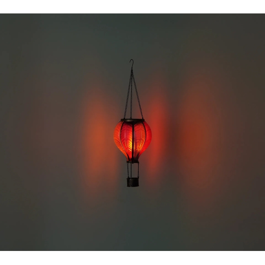 Globo - Decoração solar LED suspensa 20xLED/0,5W/3V IP44 Balão voador