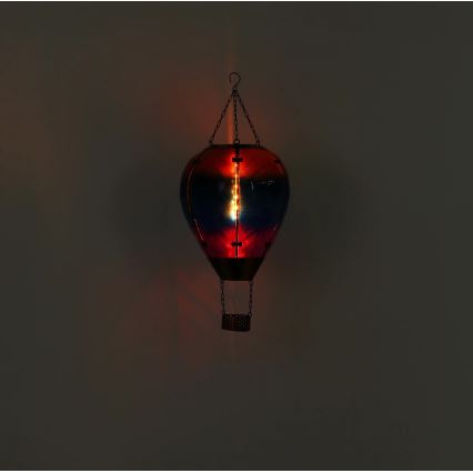 Globo - Decoração solar LED suspensa 24xLED/0,2W/3V IP44 Balão voador
