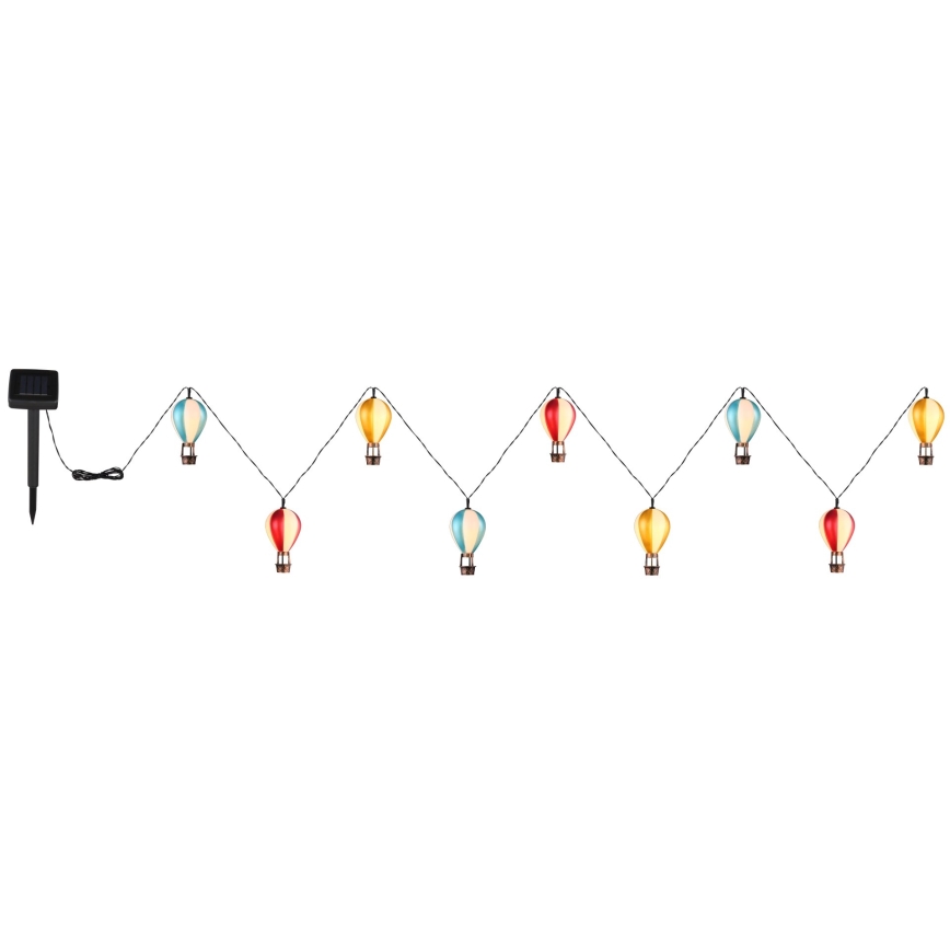 Globo - Corrente solar LED 9xLED/0,06W/3V 390 cm IP44