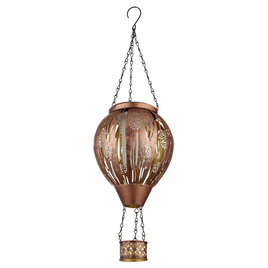 Globo - Decoração solar LED suspensa 12xLED/0,02W/3V IP44 Balão voador