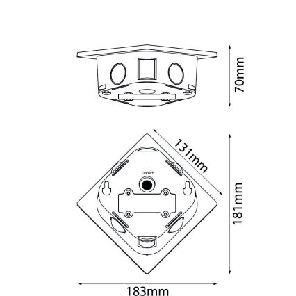 Globo - Iluminação solar LED LED/0,5W/3,2V IP54